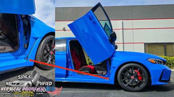 Honda Civic 2022-2024 4DR Lambo Vertical Doors Kit (including the Type R) - VDCHC224DRR - Image 2