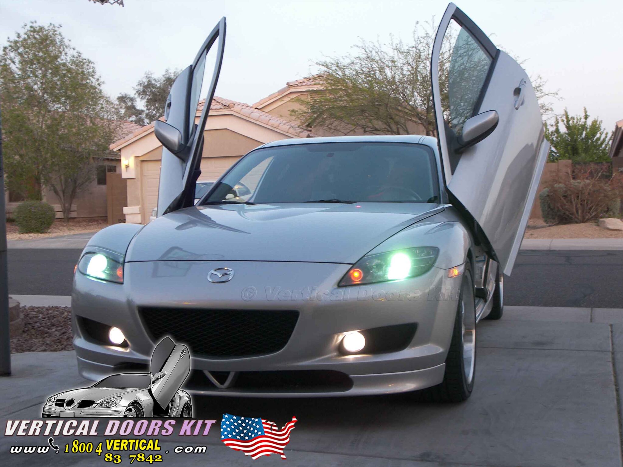 Mazda RX8 2003-2012 Lambo Vertical Doors Kit – VDCMAZRX80408 – Lambo ...